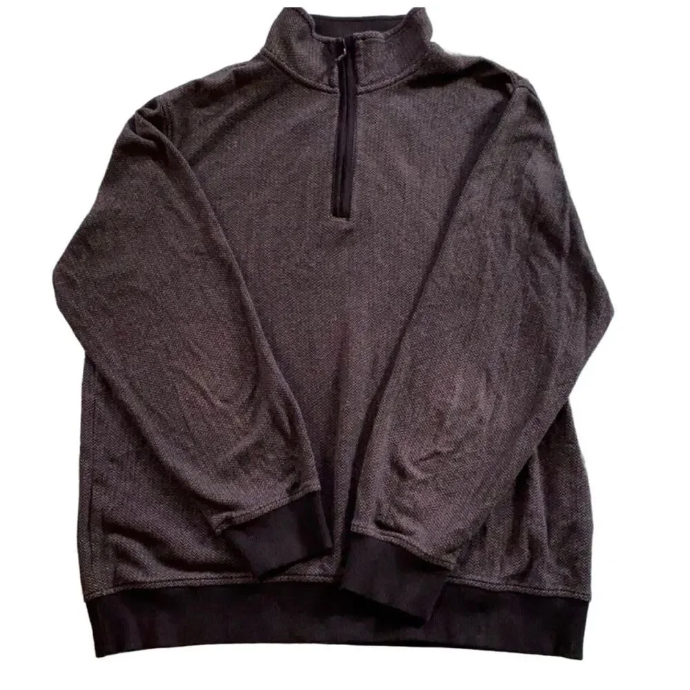 Men’s Van Hensen pull over zip sweater